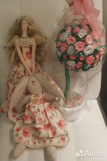 Интерьерная кукла тильда