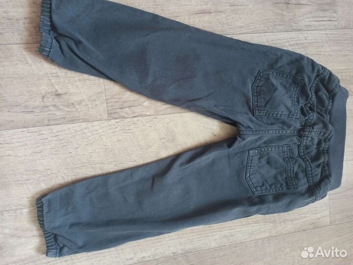 Брюки джоггеры джинсовые