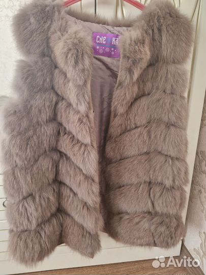 Жилетка меховая женская 54 56