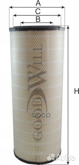 Фильтр воздушный AG1090 Goodwill