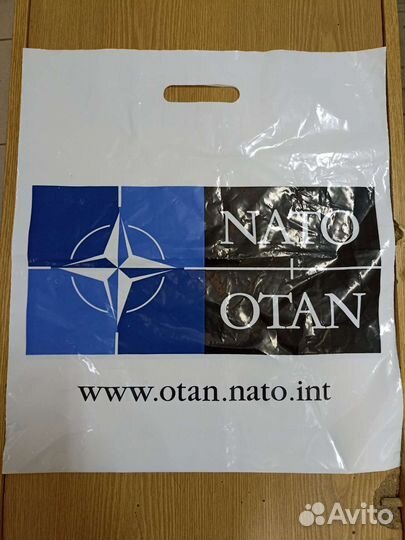 Полиэтиленовый пакет с логотипом nato