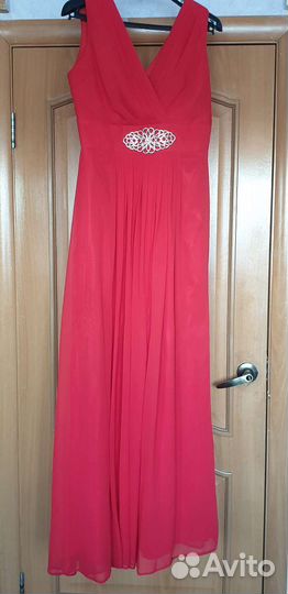 Вечернее красное платье 48.50