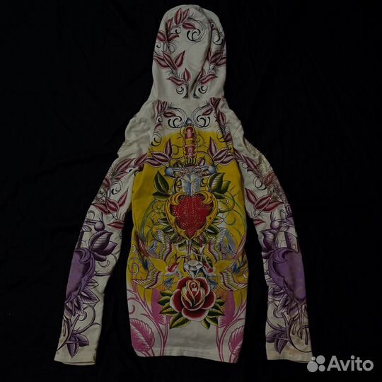 Зип худи ed hardy y2k