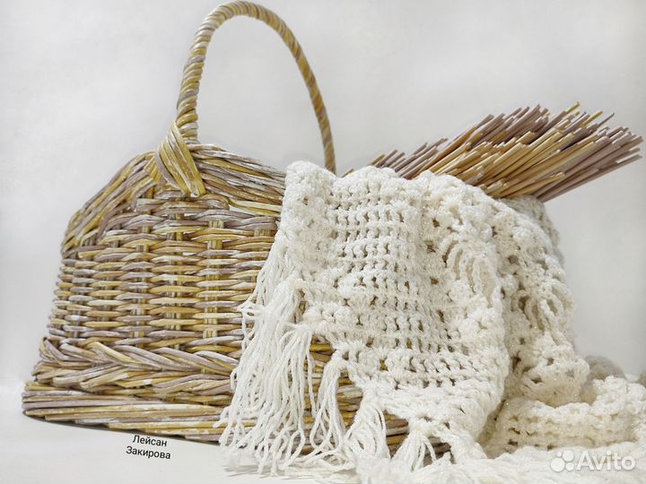 Корзина плетёная