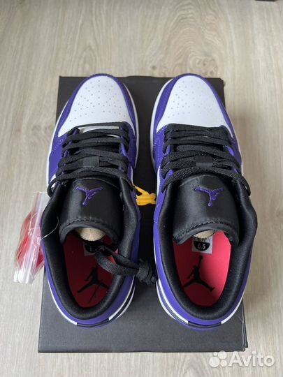 Кроссовки Nike Air Jordan 1 Low Court Purple White