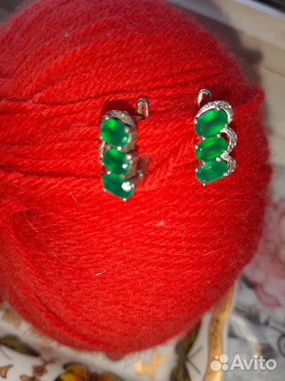 Серьги серебро 925