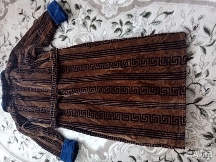 Халат мужской, банный, велюровый, новый. 56 размер