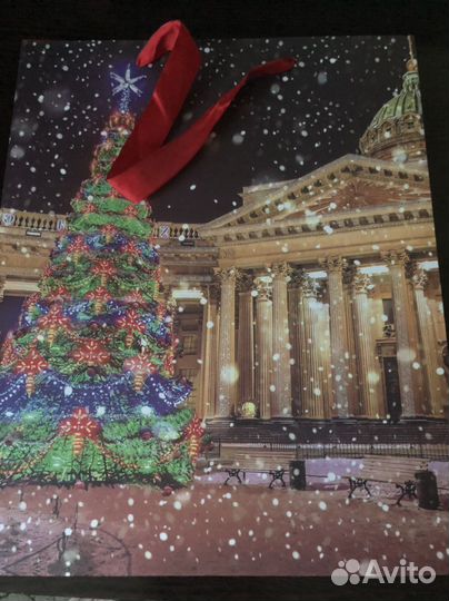 Пакеты новогодние подарочные (набор из 6 штук)