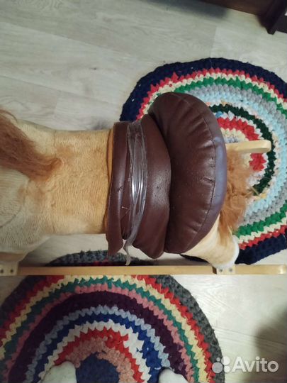 Лошадь качалка деревянная