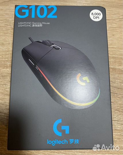 Игровая мышь Logitech g102 (Black) Новая Оригинал