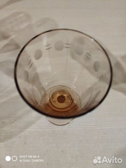 Фужеры цветное стекло СССР бу