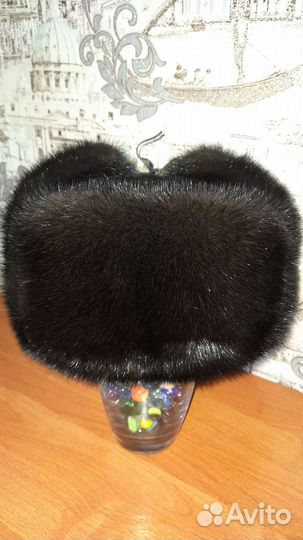 Норковая шапка мужская