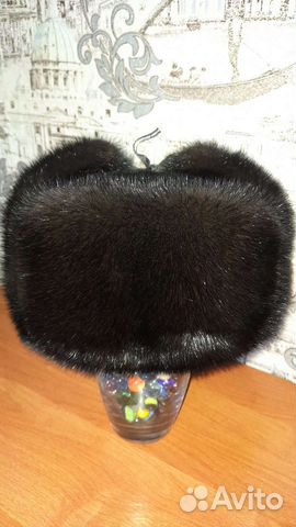 Норковая шапка мужская