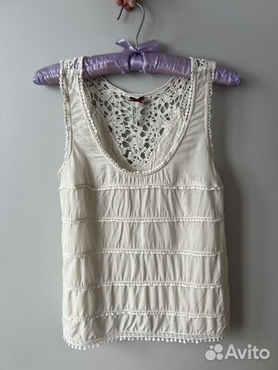 Топ/Майка в стиле бохо Stradivarius (S)