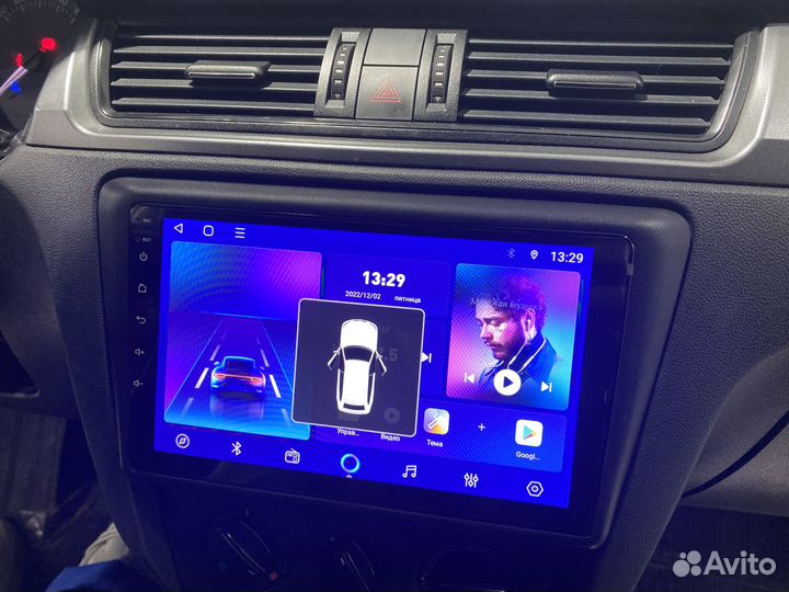 Мультимедиа Android 10 Skoda Rapid 2013+