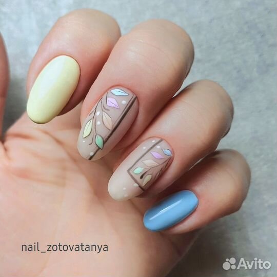 Маникюр гель лак / Наращивание