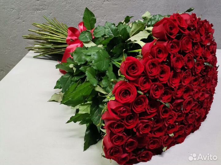 75 Роз Букеты из роз розы оптом