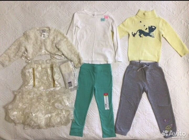 Вещи пакетом на девочку 3-4 год