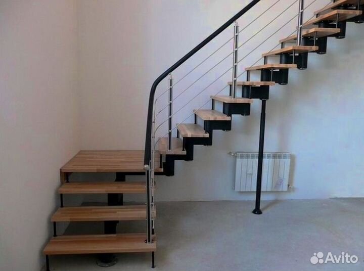 Лестницы с поворотом под ключ