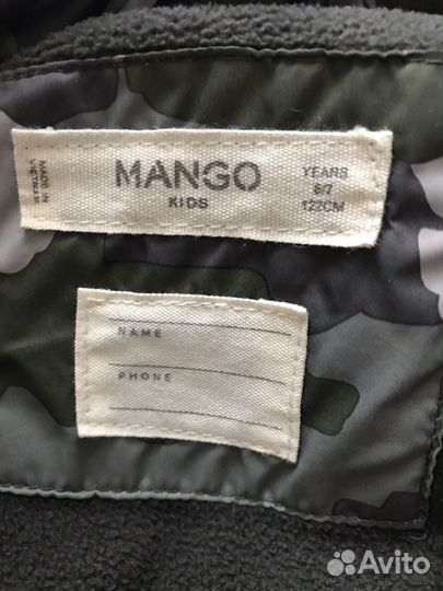 Куртка детская mango 116-122