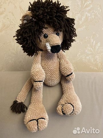 Вязаная игрушка амигуруми Лев