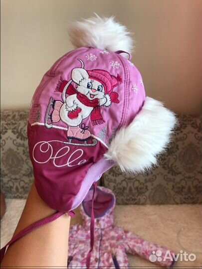 Зимняя шапка для девочки