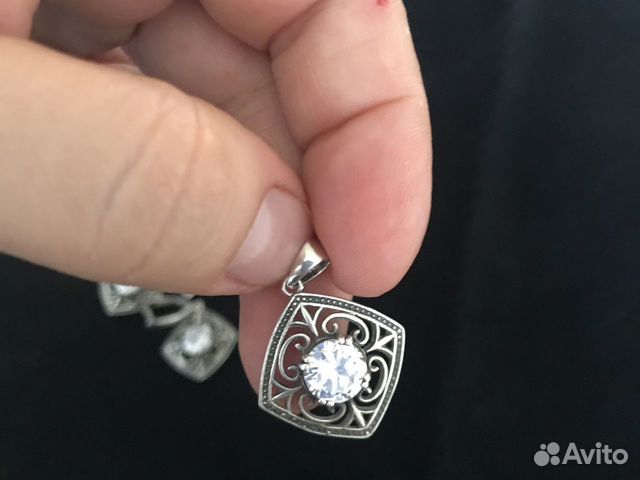 Серебряное кольцо подвес объявление продам
