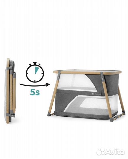 Кровать-манеж Kinderkraft Sofi