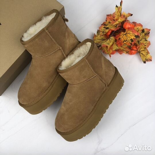 Угги Ugg Classic Mini Platform Chestnut