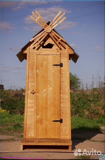 Уличный туалет с установкой