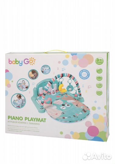 Развивающий коврик с пианино 0+ Музыкальный мобиль