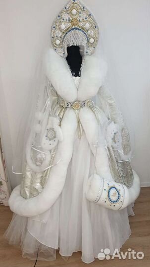 Костюм снегурочки взрослый