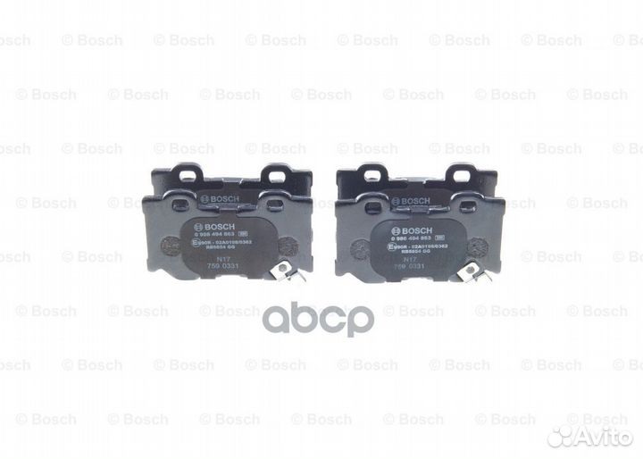 Колодки торм. зад. 0986494863 Bosch