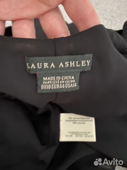 Платье шелк 100% laura ashley