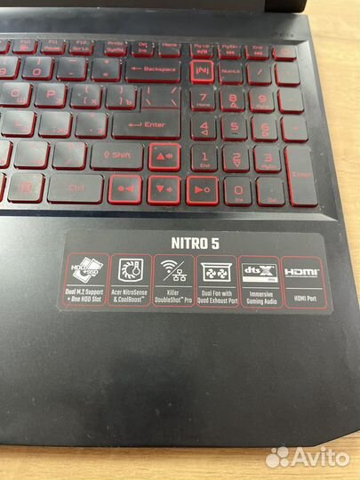 Ноутбук Acer Nitro 5 (i5-11;1650;16гб;м2:512гб)