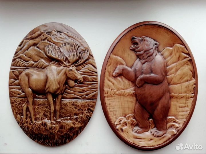 Деревянное панно