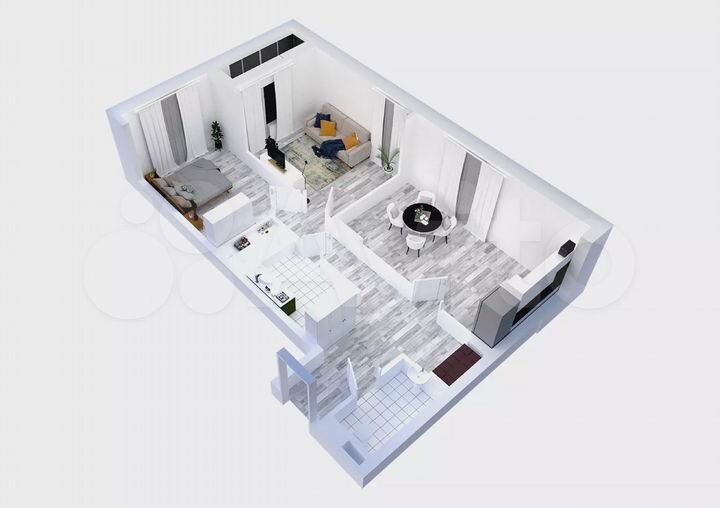 3-к. квартира, 68,6 м², 6/25 эт.