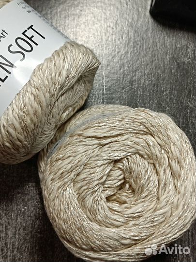 Пряжа YarnArt Linen Soft/вязание/ фламе