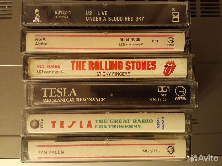 Аудиокассеты винтажные USA, запечатанные