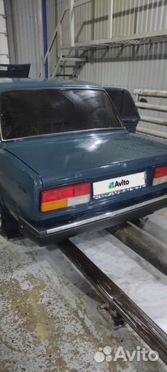ВАЗ 2107 1.5 МТ, 2005, 43 000 км