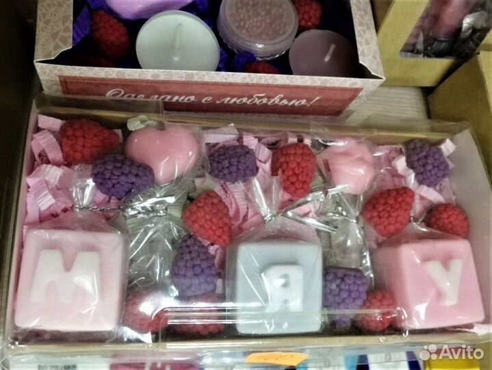 Подарки и сувениры из мыла, хэндмэйд. Набор мяу