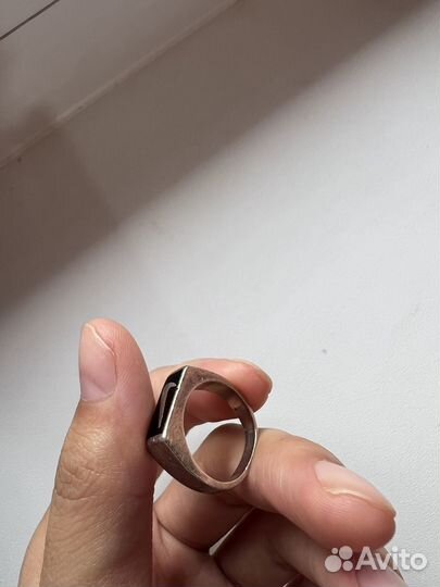 Мужская печатка серебро