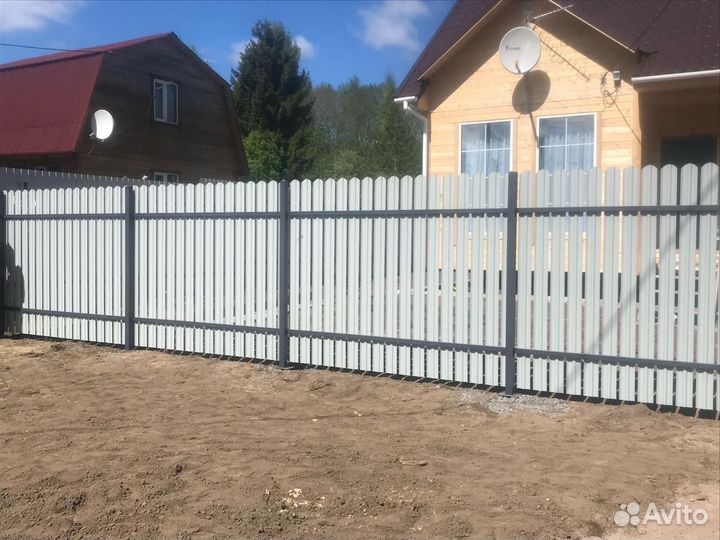 Каркас забора