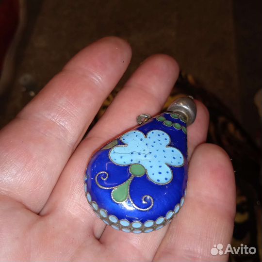 Серебро 875 пробы Голова