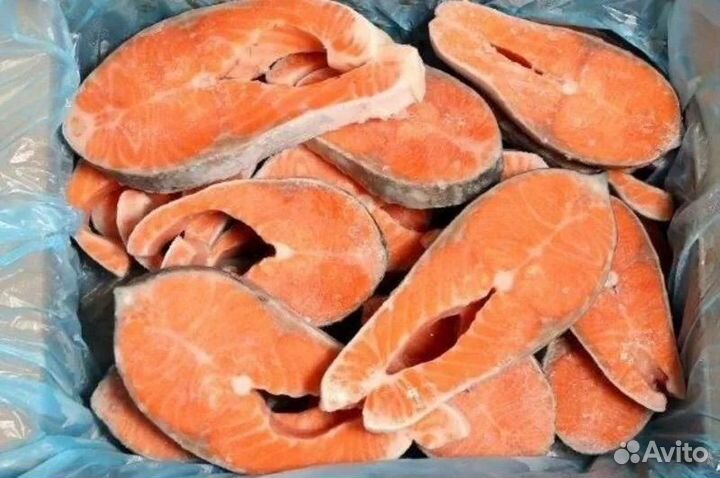 Стейки морской форели