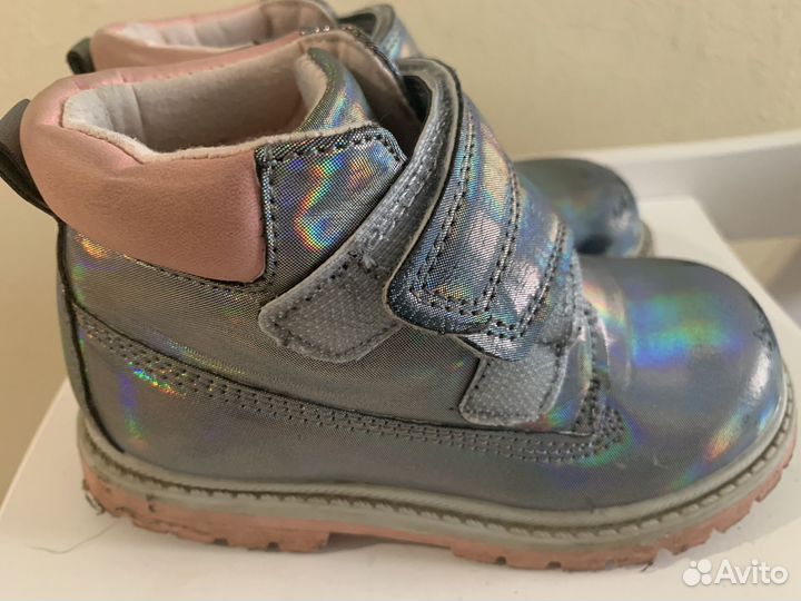 Ботинки демисезонные для девочки 26 размер