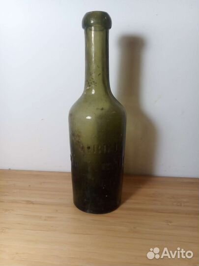 Старинная бутылка (прим. 1860-е) 