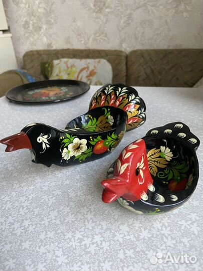 Посуда хохлома