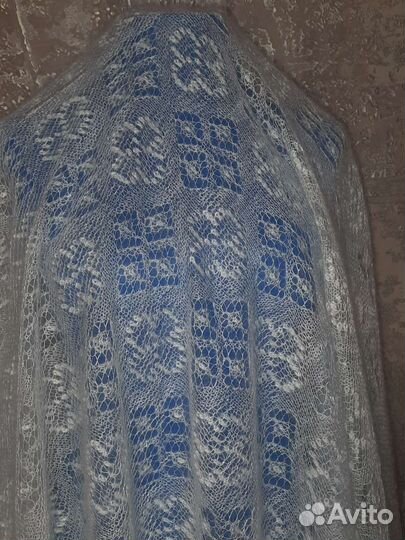 Оренбургский пуховый платок, паутинка, шаль