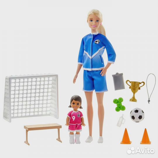 Barbie игровой набор Футбольный тренер